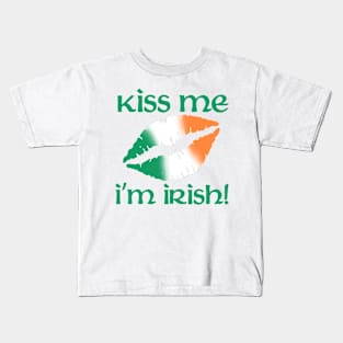 Kiss me I'm Irish Kids T-Shirt